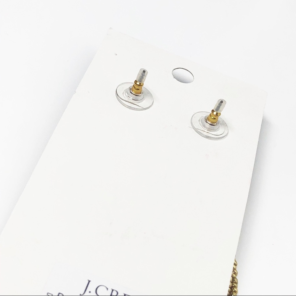 J. Crew Gold Beaded Tassel Drop Earrings - Picture 5 of 6